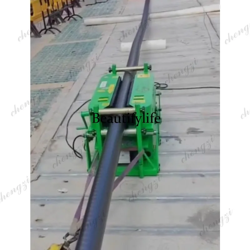 81 Professional Cable Conveyor & Pulling Machine: High-Traction Roller Laying Equipment for Bridge Projects