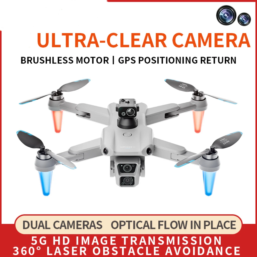 

F14 drone, GPS high-definition dual cameras, intelligent obstacle avoidance, quadcopter, remote-controlled folding drone, one-ke