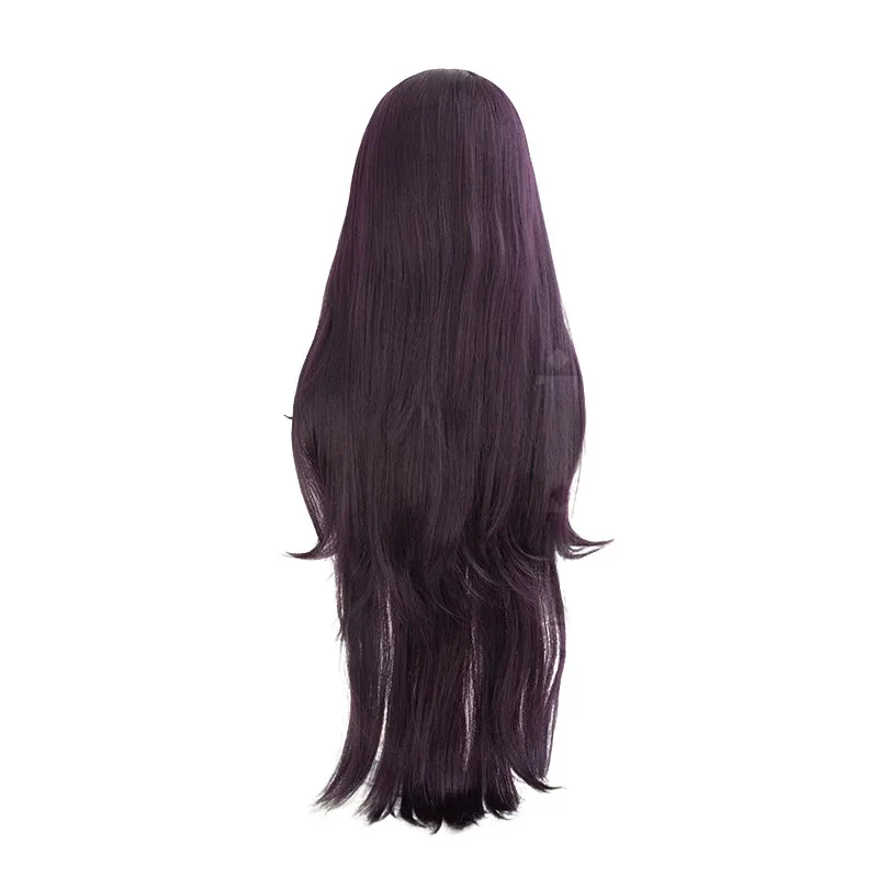 Anime Danganronpa Mikan Tsumiki Cos Wig 95-100CM Purple Heat Resistant Synthetic Hair Halloween Party Cosplay Wigs+Wig Cap