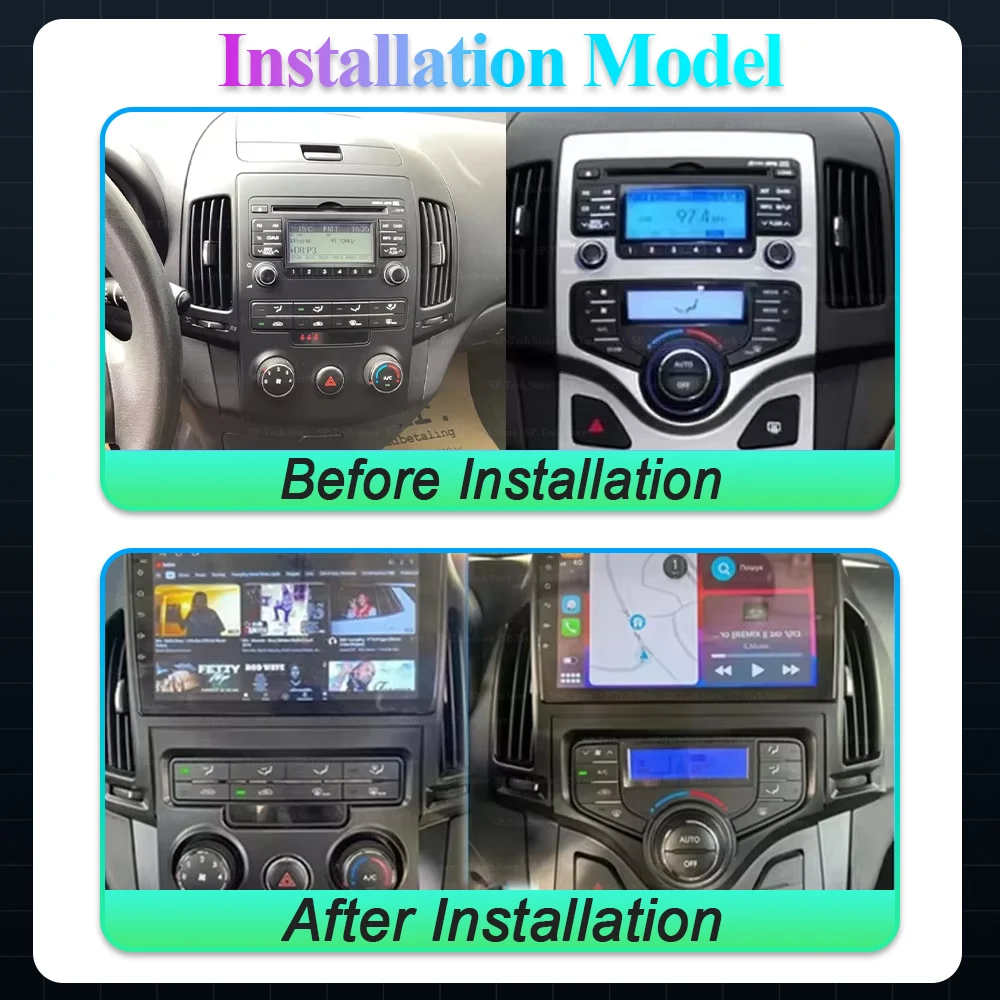 Android 16 For Hyundai I30 2006 2007 2008 2009 2010 2011 Car Radio Dvd Multimedia Player Stereo 5g Wifi Head Unit Gps Navigatio