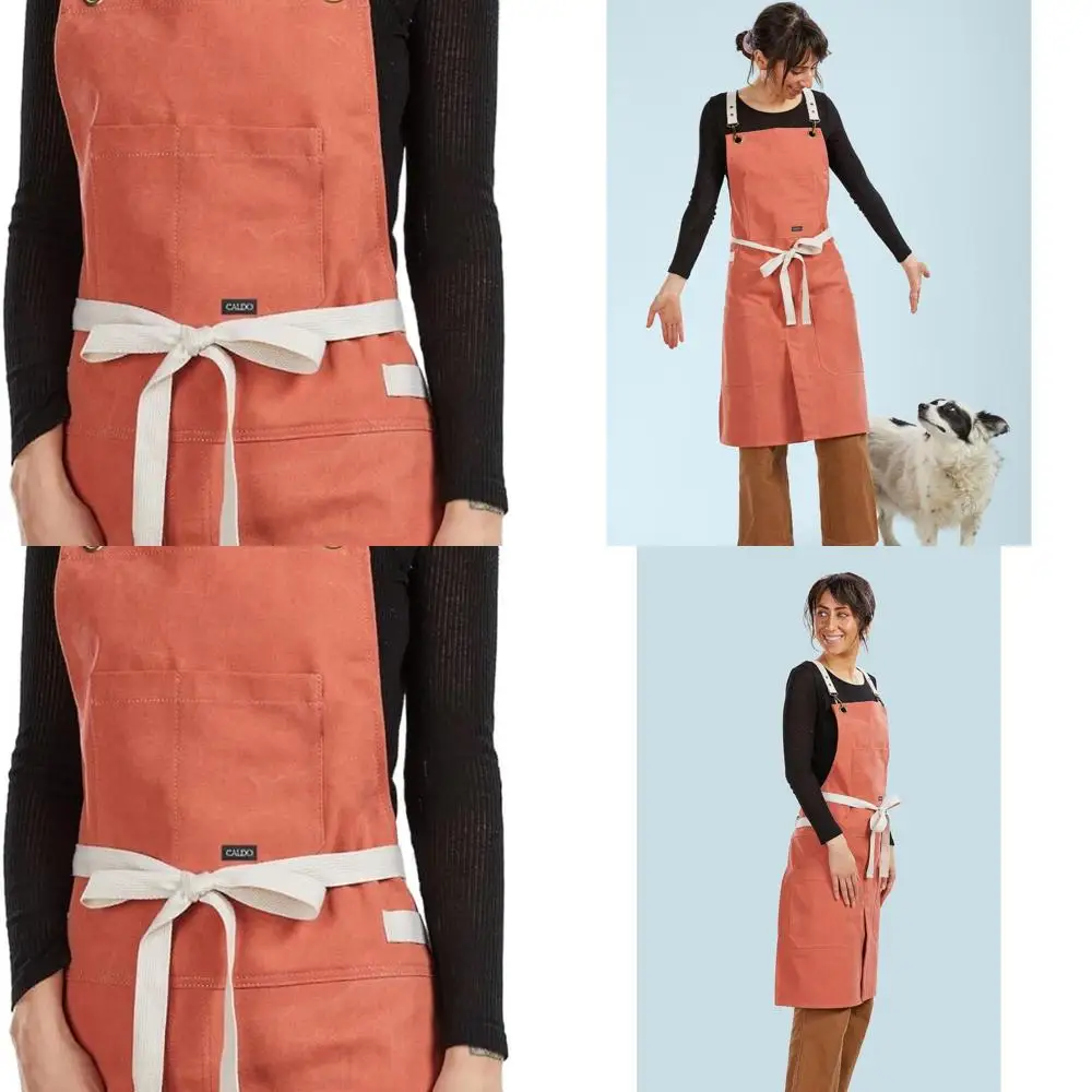 

Terracotta-Toned Split Leg Chef's Apron