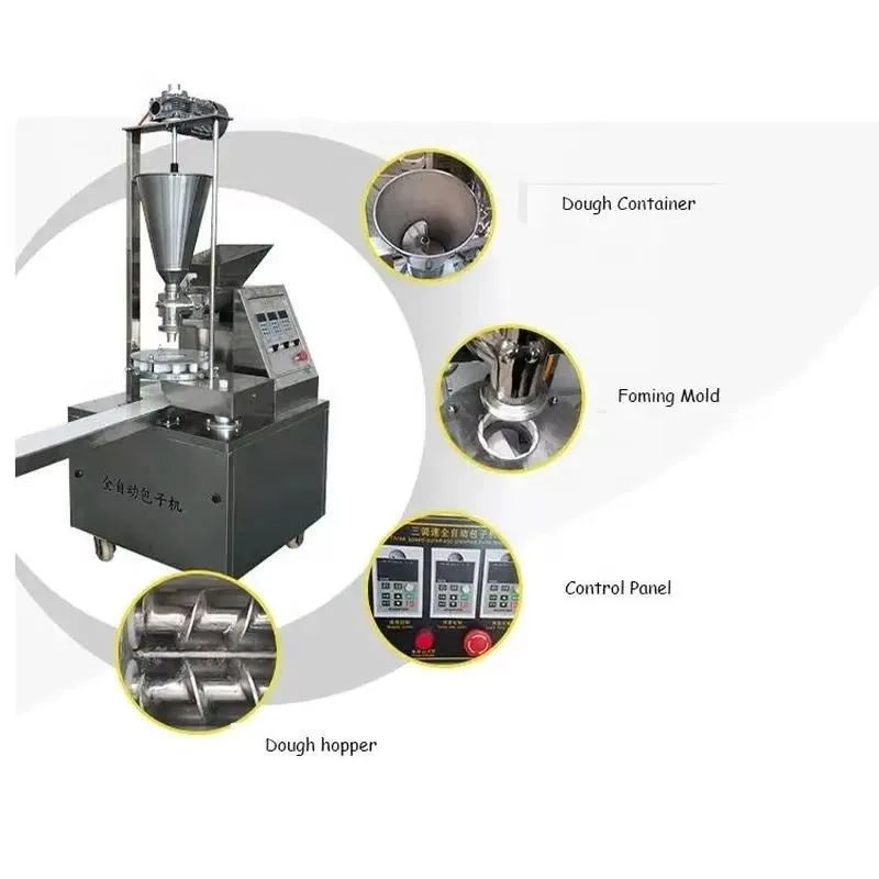 Automatic steaming big round meat buns portable frozen buns mold melon Xiaolong Bao mini momo maker forming and folding