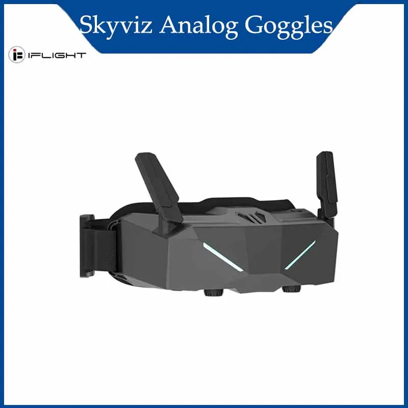 

Аналоговые очки iFlight Skyviz с поддержкой SD-карты Встроенный приемник Micro HDMI для FPV RC Аксессуары