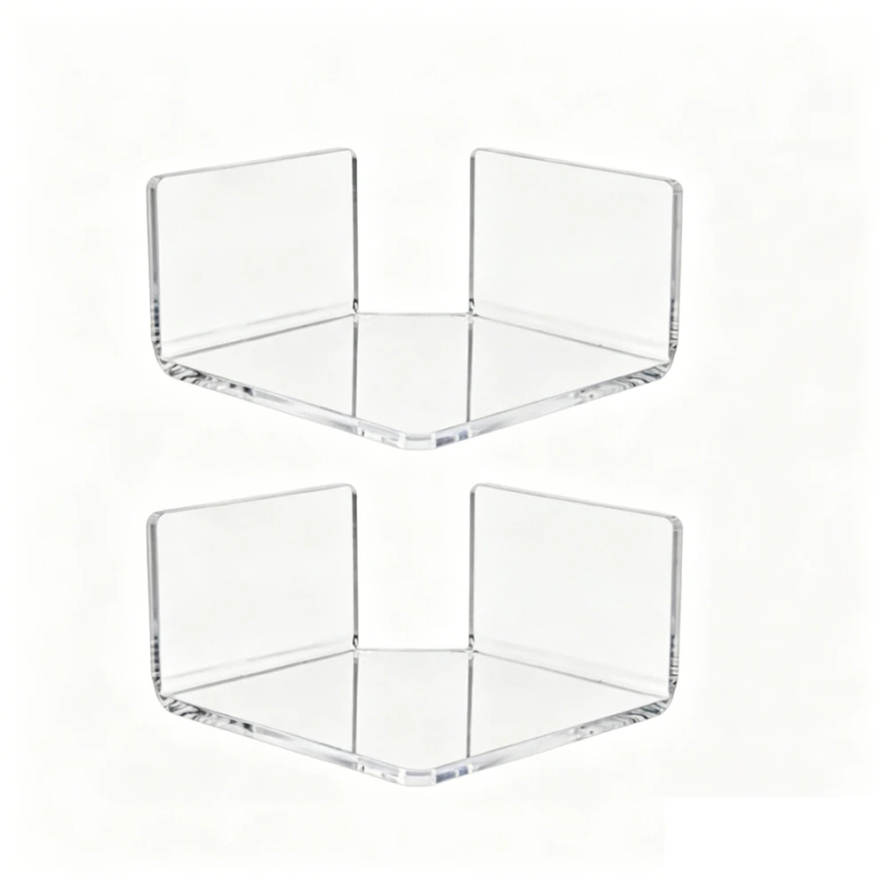 For Security Camera Transparent Display Rack Floating Wall Shelf For Small Space Living Clear Inconspicuous Look