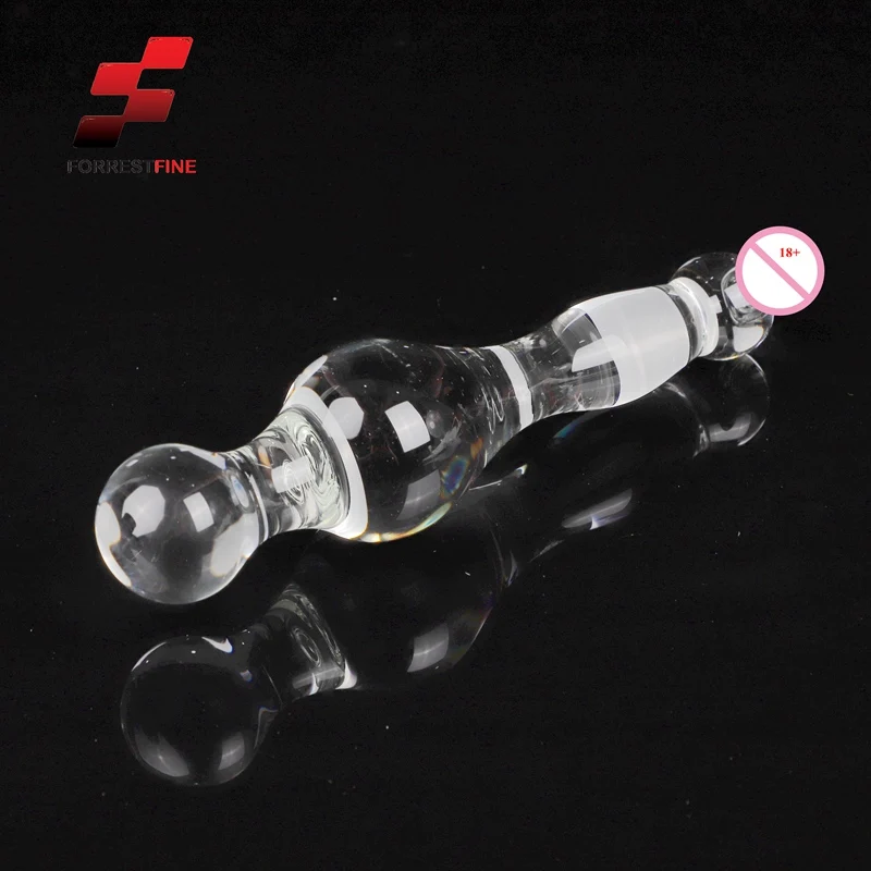 Factory Wholesale In Stock Transparent Glass Sex Dildo/Glass Sex Penis/Glass Adult Sex Toy for Woman Sex Relax