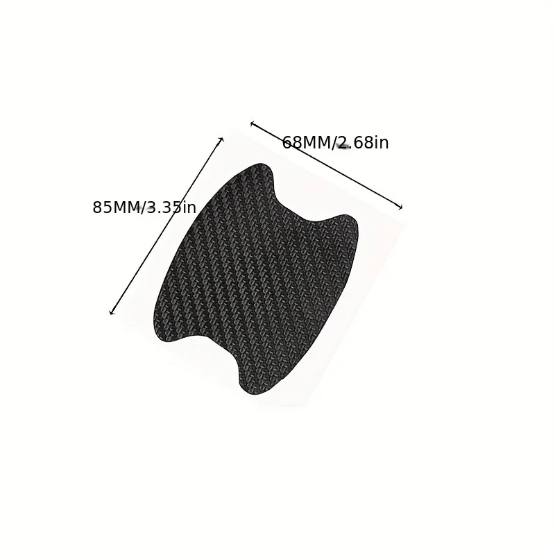 4Pcs/Set Car Door Sticker Scratches Resistant Cover Auto Handle Protection Film Exterior Accessory