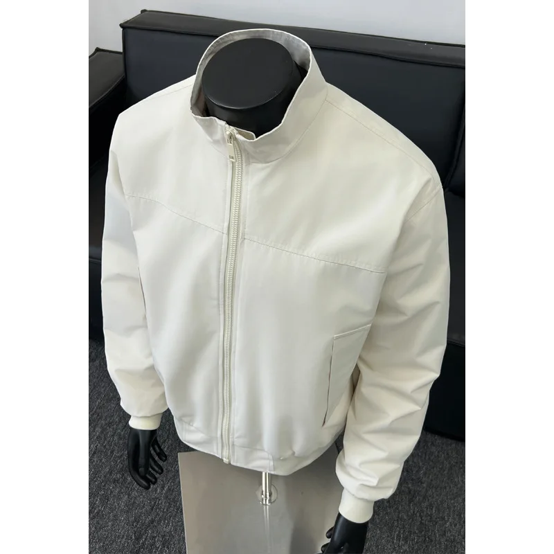 

Зимние мужские куртки-бомберы, мужские осенние теплые ветровки, мужские уличные модные повседневные пальто, тонкая мужская куртка-стойка