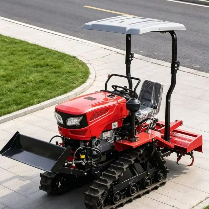 

Customized Full-scenario Farm Cultivator, Hot-selling Crawler Rotary Tiller, CE Certified, Mountain Land Tilling Machinery