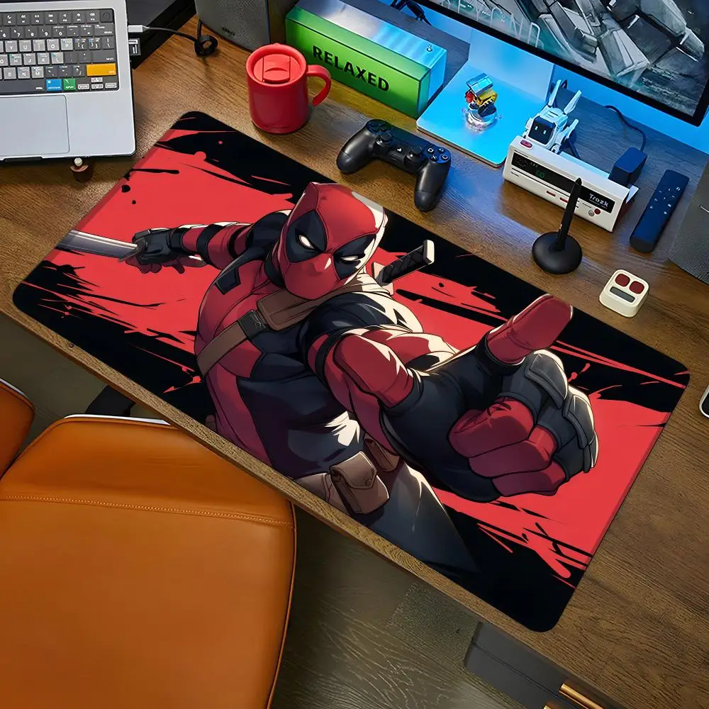 hero Deadpool Mouse mouse pad Pad Gaming Abstract Large 800x400mm MouseMat Gamer XXL Mause Carpet PC Desk