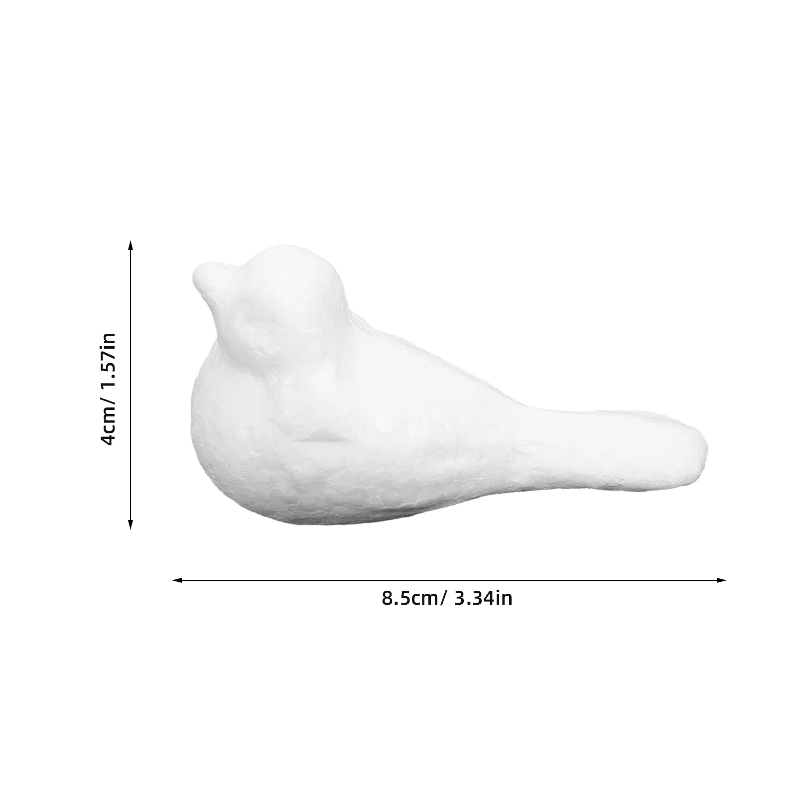 12 stuks vogels DIY ongeverfde modellen voor ambachtelijke projecten Paasdecoraties Kinderactiviteiten Leuke kunstbenodigdheden