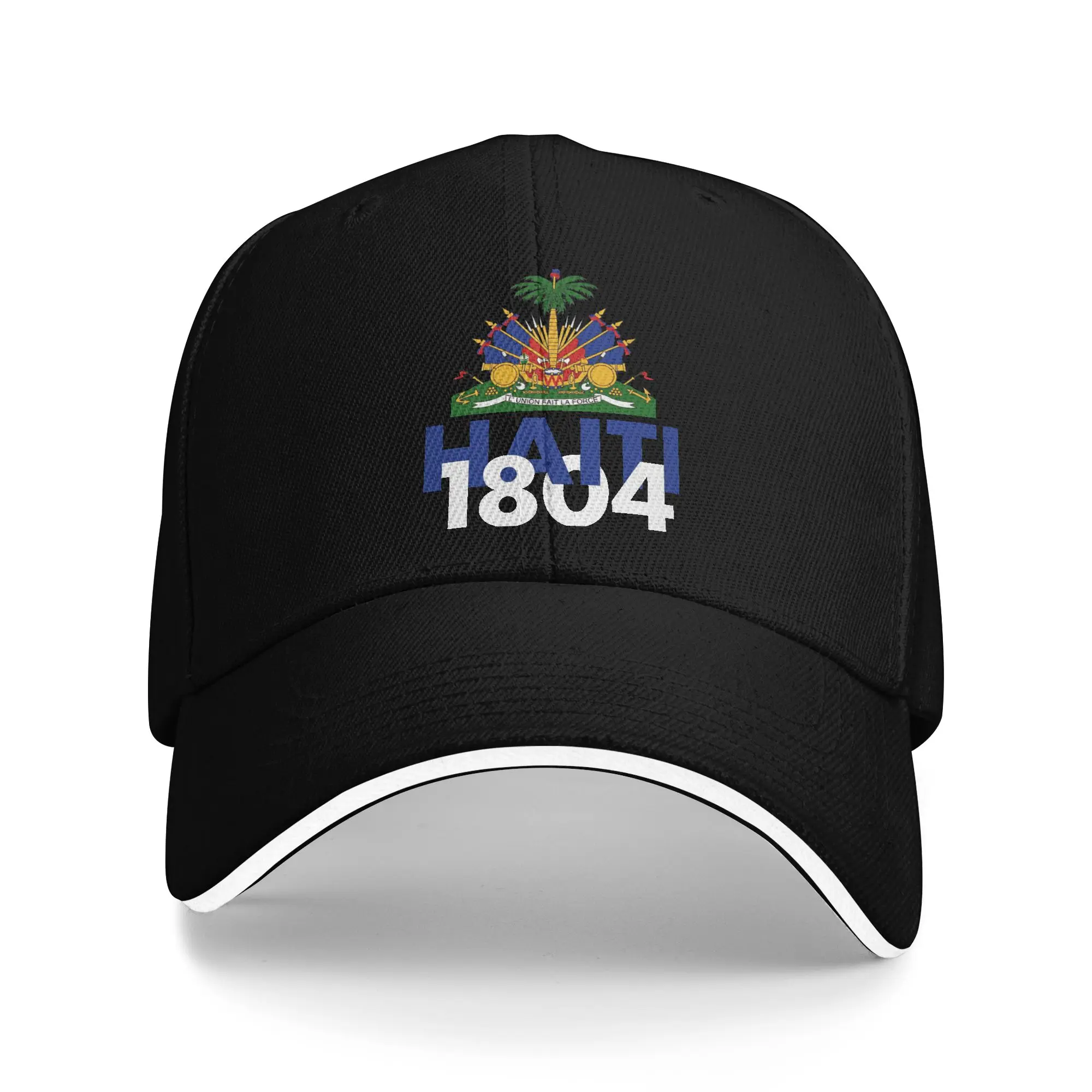 1804 Art  Cute Haiti Year Of Independence Casual Baseball Cap Spring Sun Visor Hiking Fishing Snapback Cap Adult Baseball Caps