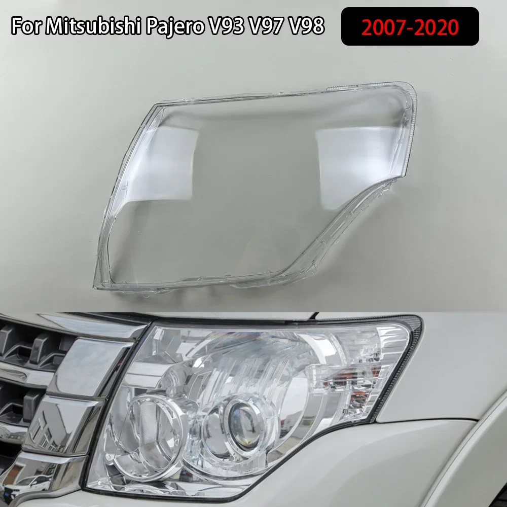 

Для Mitsubishi Pajero V93 V97 V98 2007-2020 корпус фары маска прозрачная крышка фары абажур плексиглас