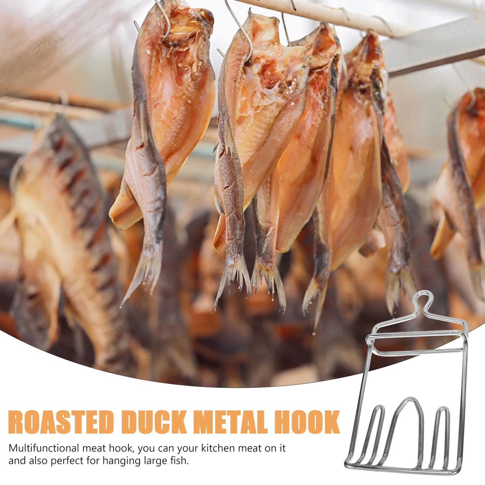 

Stainless Steel Meat Hook Heavy Duty Kitchen Hanging Hook For Butchering Chicken Beef Bacon Sausage Processing Equipment