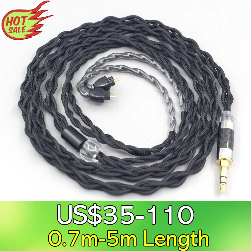 

LN007686 Pure 99% Silver Inside Headphone Nylon Cable For HiFiMan RE2000 Topology Diaphragm Dynamic Driver