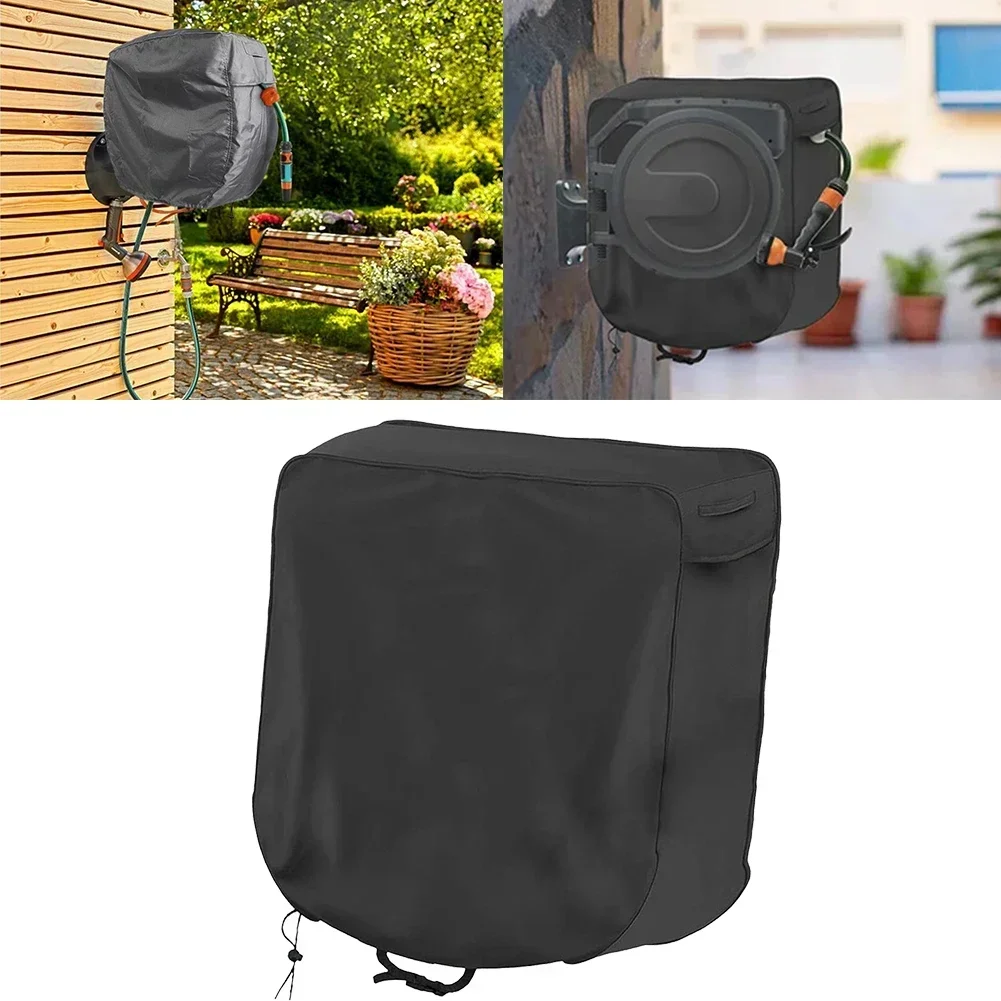 Garden Insulated Hose Cover 420D Garden Wall Mounted Hose Bib Covers For Winter Retractable Waterproof Garden Hose Reel Cover