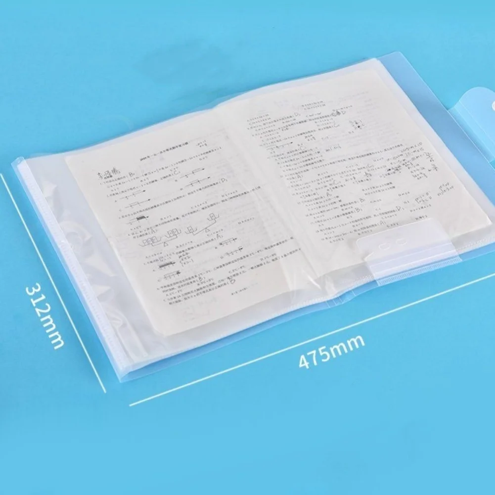 2 Pack Document Folders Plastic Envelopes A3 File Folder With Snap Closure For A3 Size Files School Office Storage Organizer