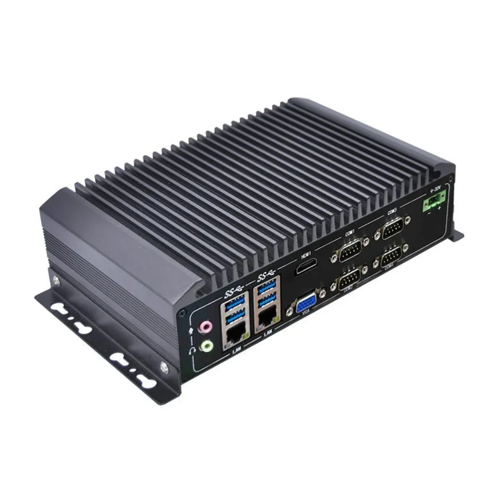 2025 Custom OEM Manufacturer Fanless Embedded Industrial Box PC