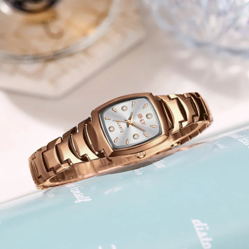 Stainless Steel Women Watch Simple Fashion Ladies Watches Quartz Elegant Luxury Rhinestone Female Wristwatch Gift Clock 2022