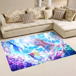 PJSK Carpets Game Kitchen Carpet House Entrance Mat Project Sekai Anime Home Living Room Balcony Rugs Foot Rug Doormat Door Mats