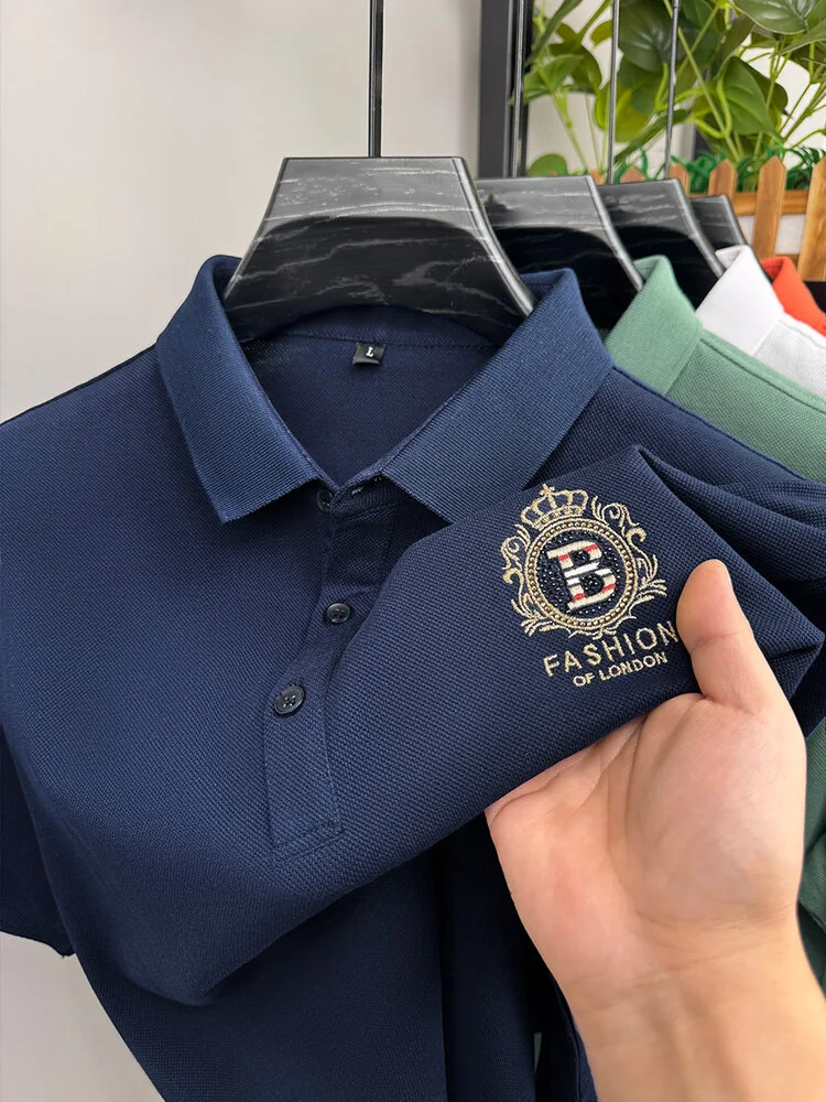 

Luxury brand short sleeve POLO shirt men summer trend design brand embroidery Paul cool breathable casual T-shirt men's clothing