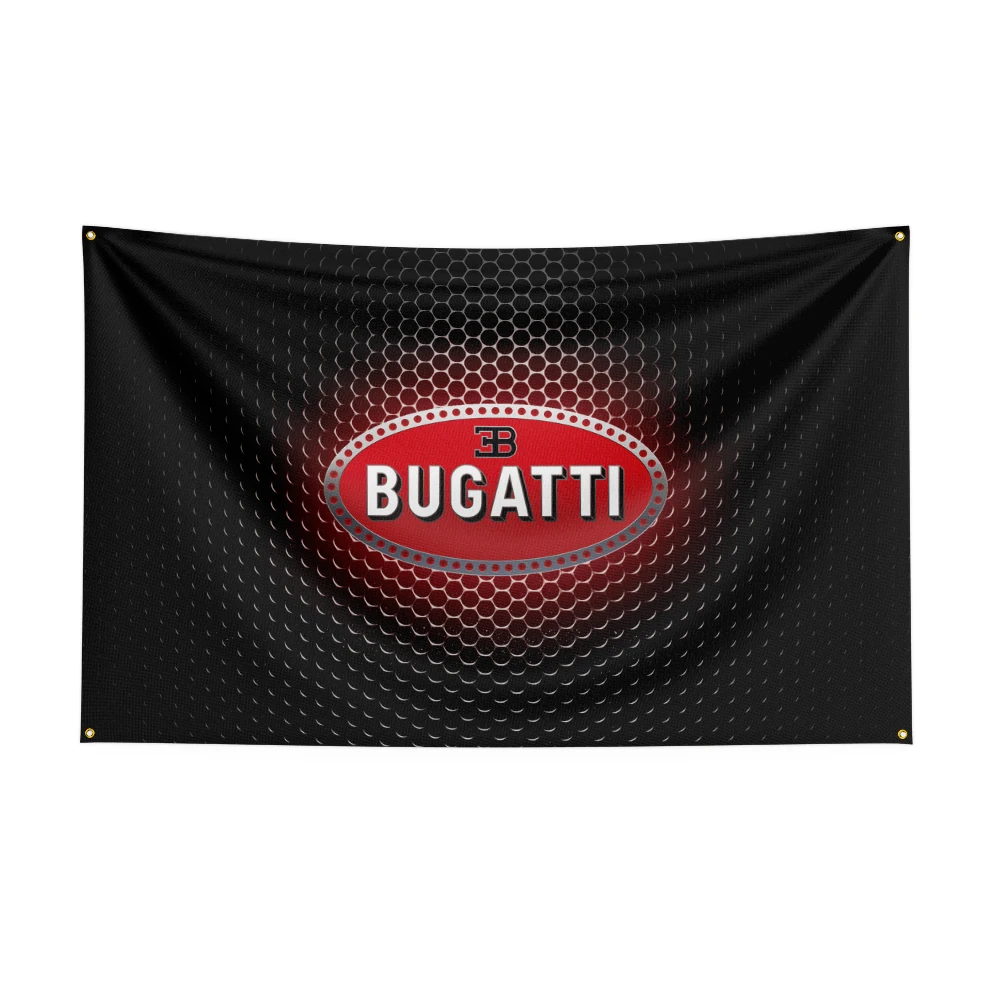 3x5 Fts Bugattis Racing car Flag for Decor