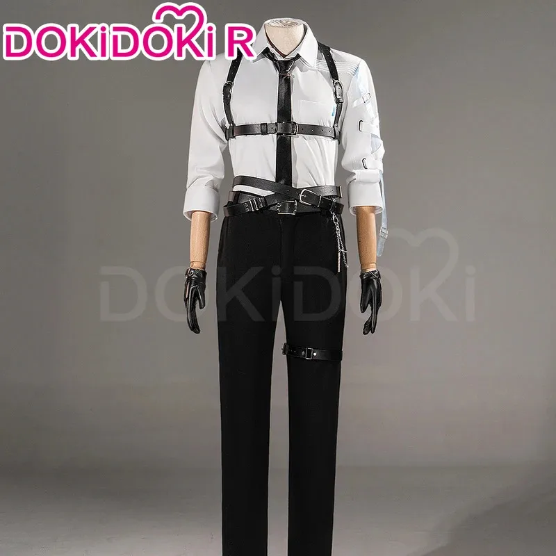 Sylus Rafayel Xavier Zayne Cosplay Costume Game Love and Deepspace【XS-2XL】DokiDoki-R White Grey Plus Size