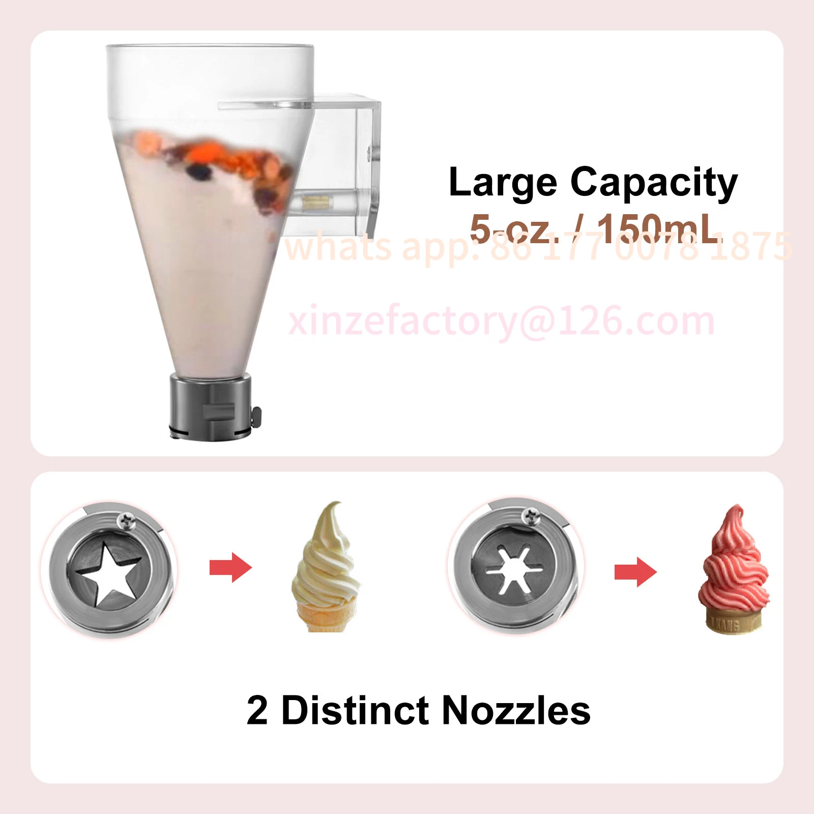 Customizable Recommended 3-flavor Soft Making Machine Ice Cream Price Ice Cream Machine