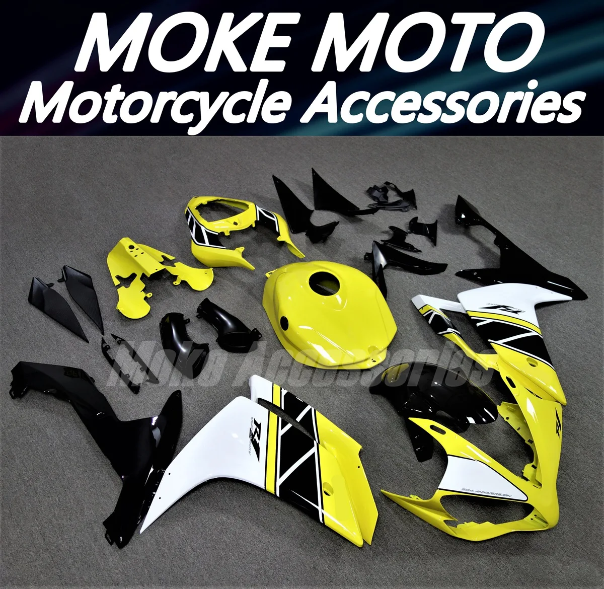 

Fairing Kit For Yzf R1 2007-2008 Bodywork Set High Quality Abs Injection New Black Yellow