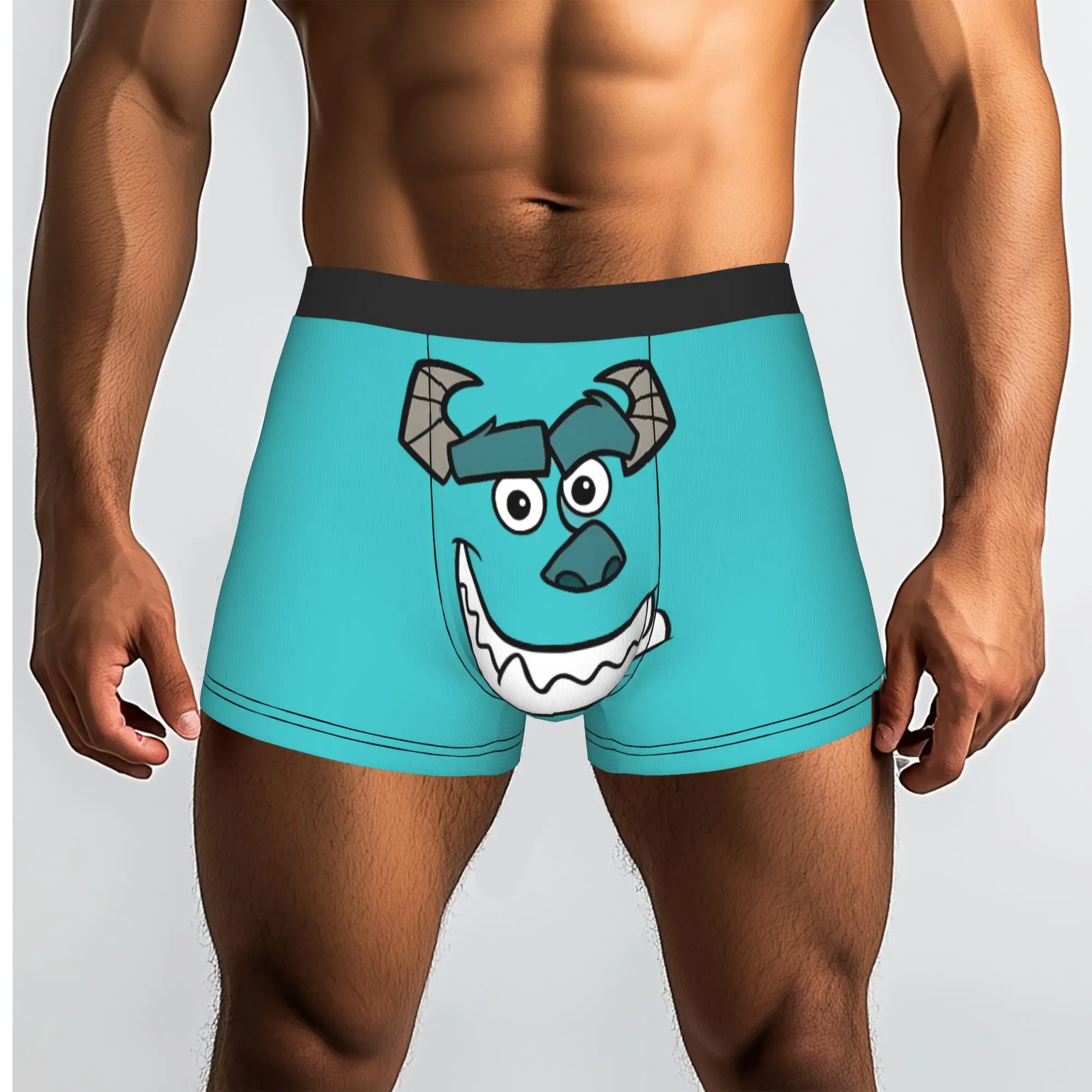 Custom Male Fashion M-Monsters Anime University Underwear  Boxer Briefs Stretch Shorts Panties Underpants