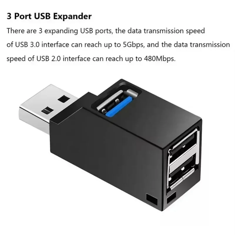 USB 3.0 2.0 หมุนได้ 3 พอร์ตฮับ - Laptop Accessories Hub บทวิจารณ์และราคา