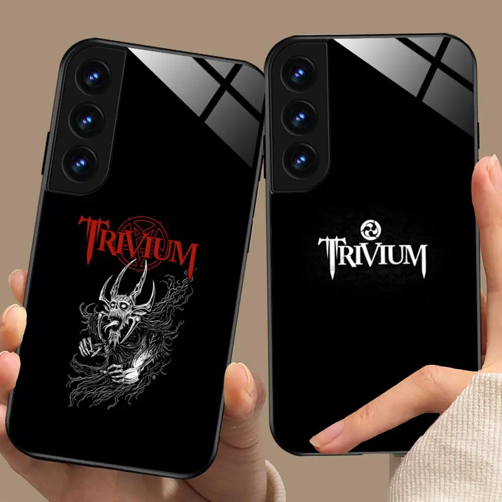 Fashion Trivium Phone Case for Samsung Galaxy A57 56 55 54 53 52 51 37 36 35 34 33 32 31 5G Glass Protective Cover