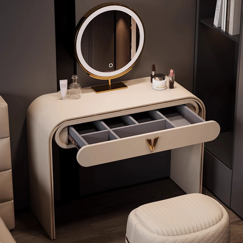 الحديثة ماكياج الغرور منضدة الزينة أدوات الزينة مضمد مكتب تسريحات لأدراج غرفة النوم تخزين خزانة الجداول أثاث غرفة نوم