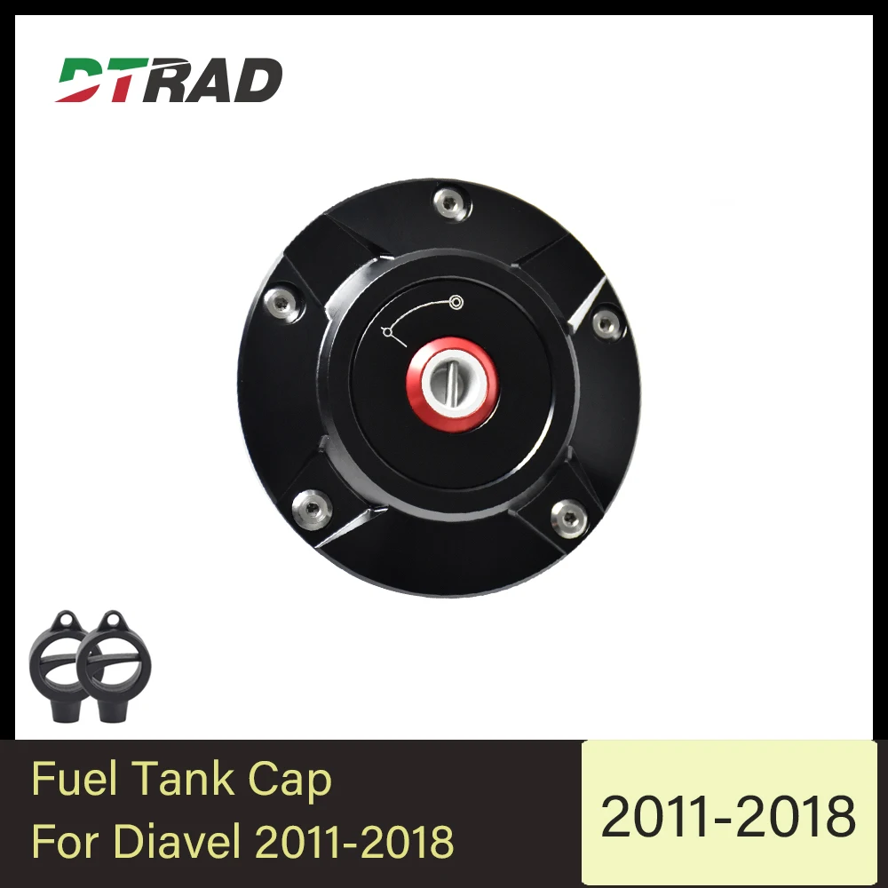 

For Ducati Diavel 2011-2018 Racing Fuel Tank Cap with Key Airbox Cover Motorcycle Accessories