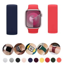 Solo Loop for apple Watch Straps 10-42/46mm 44mm 45mm 38mm 40mm 41mm  Silicone bracelet iWatch series 9876543 ultra 2 49mm Bands