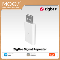 MOES Tuya ZigBee3.0 Signal Repeater Amplifier USB Port Range Extender Smart Home Device Expand Wireless Work With ZigBee Gateway