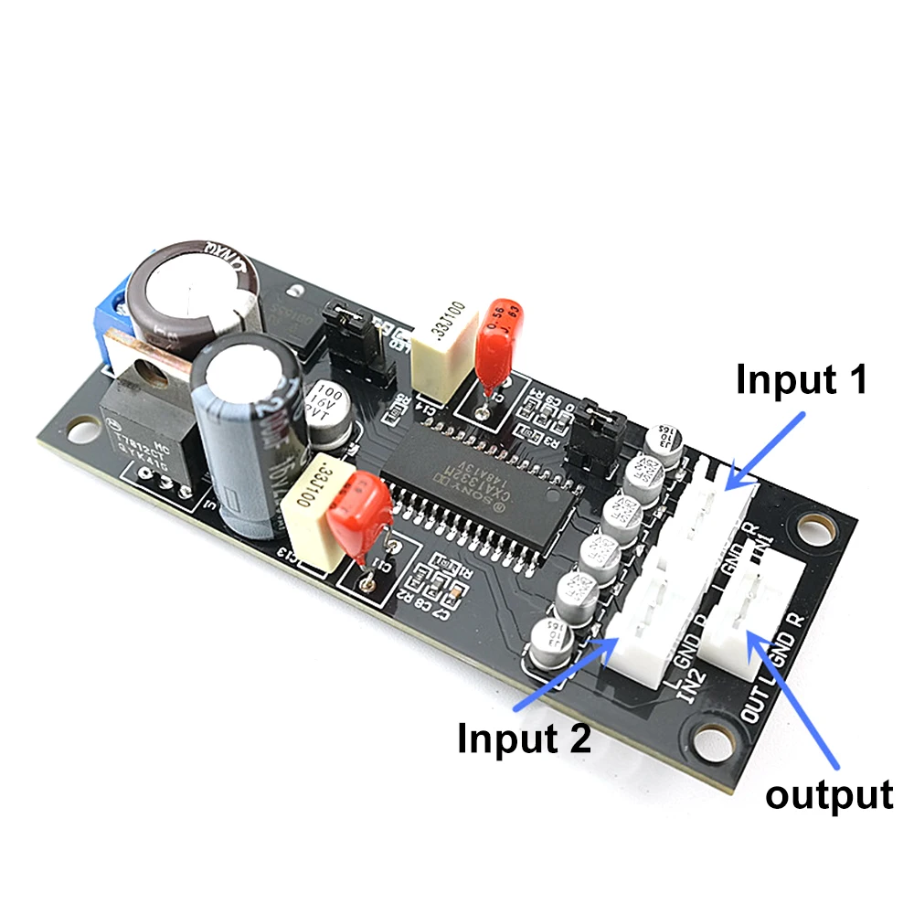 TA7668 Stereo Tape Recorder Magnetic Head Preamplifier Board With CXA1332 Dolby Noise Reduction supports class B and C