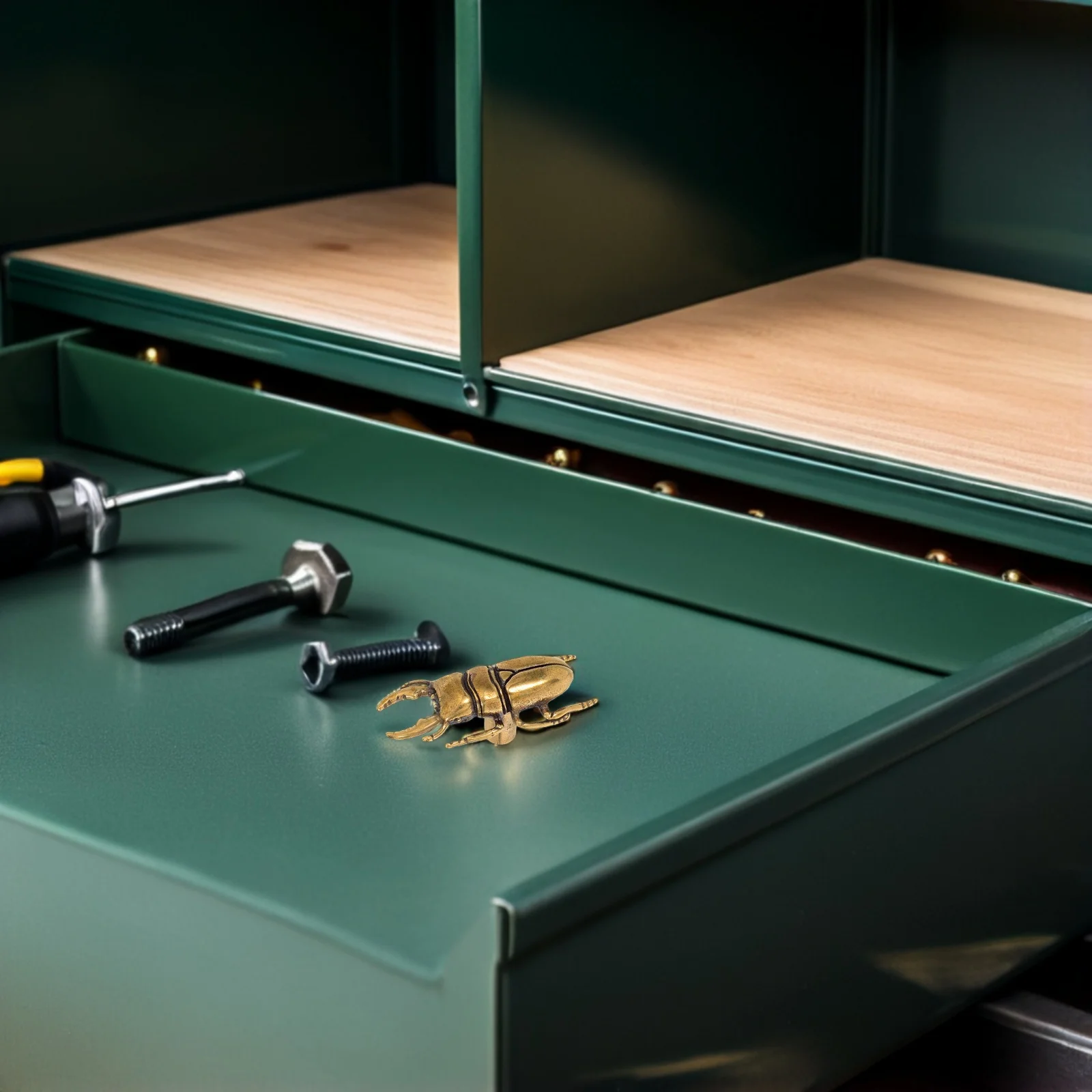 

2Pcs Brass Cabinet Knobs Vintage Beetle Design Insect Drawer Pulls for Kitchen Cupboard Wardrobe Dresser Hardware Handles