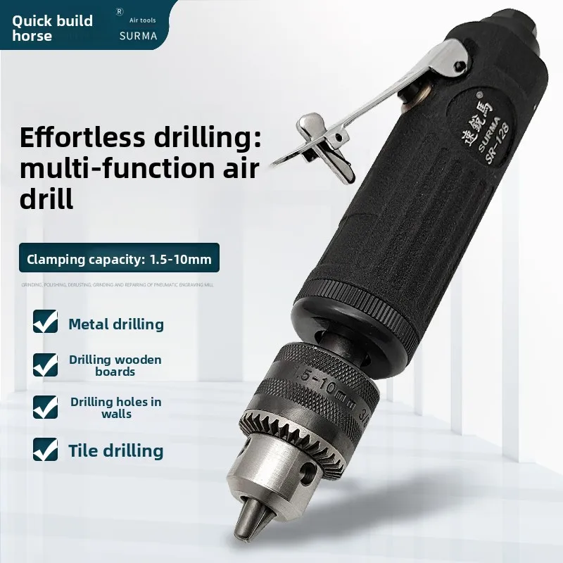Multifunctional Pneumatic Drill, High-Speed Air Drilling Machine, Tapping Machine, Sr-128 Air Drill Screwdriver, Drilling Tool