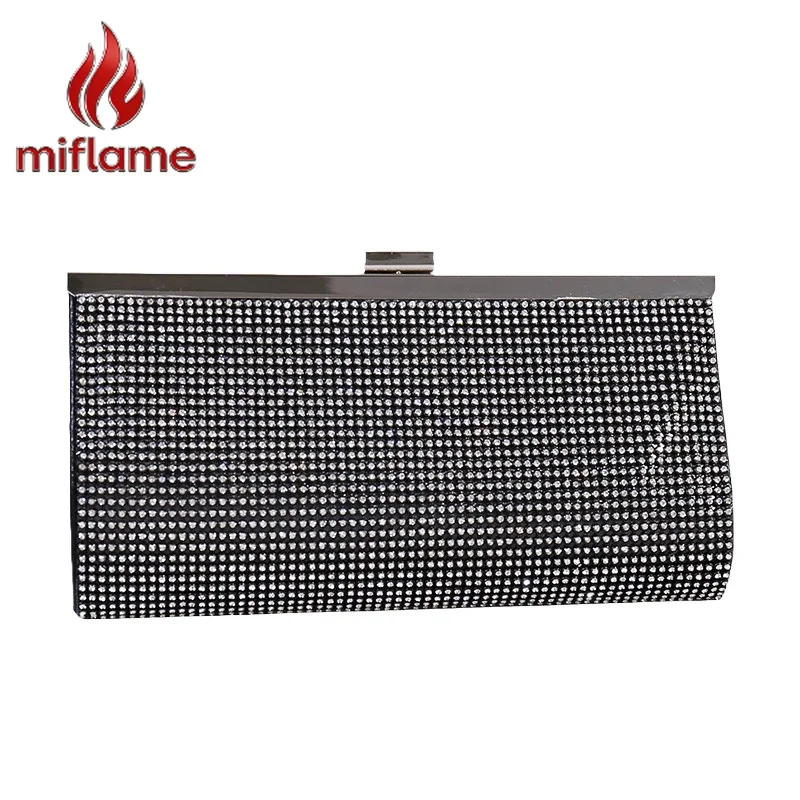 

Вечерний клатч с цепочкой из страз, блестящая сумочка, новая элегантная женская сумка для вечеринок, свадеб, выпускных и коктейлей