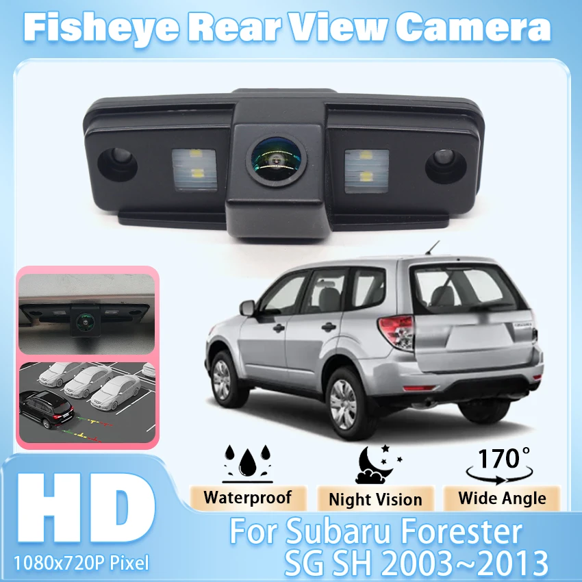 Cámara de visión trasera de vehículo HD CCD para Subaru Forester SG SH 2003 ~ 2008 2009 2010 2011 2012 2013 Impreza MK3 WRX Sedan Outback Car