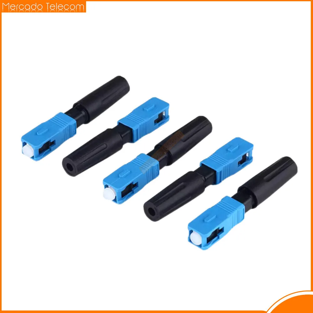 

Оптоволоконный быстрый разъем SC UPC соединитель SM одномодовый прямой хвост оптический Быстрый Соединитель Инструмент FTTH Бесплатная доставка