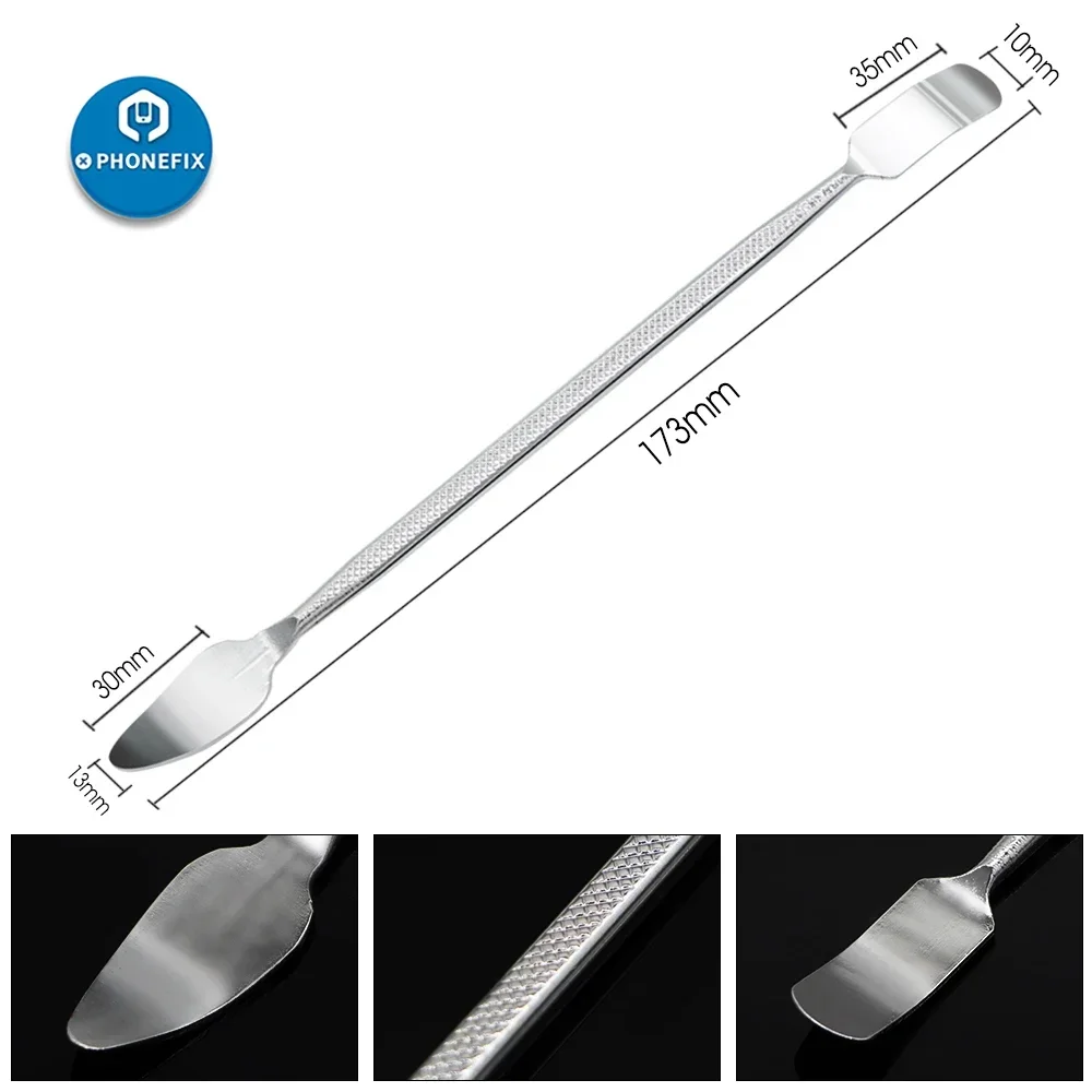 3-delig Roestvrijstalen Duurzame Metalen Pry Spudger Handleiding Koevoet Voor Telefoon Lcd-Scherm Demonteren Opening Reparatie Handgereedschap Set