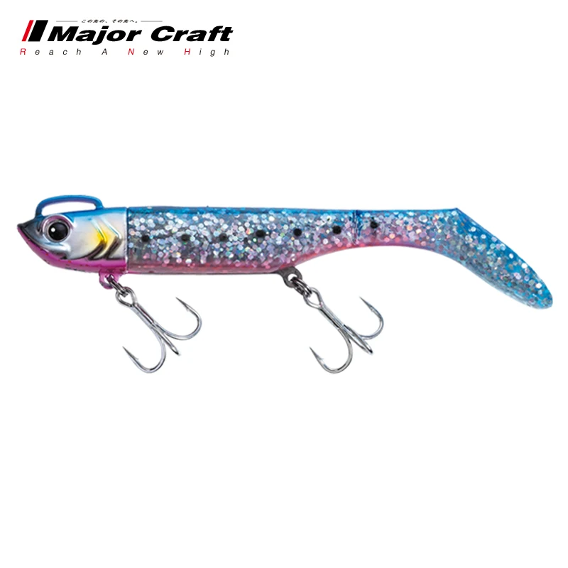 MajorCraft Luya Fishhead Hook Suit Japanese Brand Lead Head Hook T Soft Tail Long Throw Sea Bass Bait