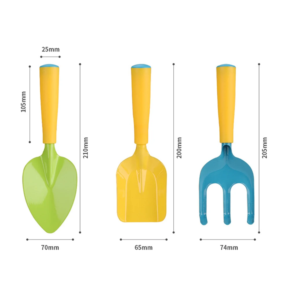 3 pièces jardin pour enfants plage enfant en bas âge pelle à sable ensemble boîte à sable jouet enfant en bas âge bébé voyage creuseurs jeu en plein air