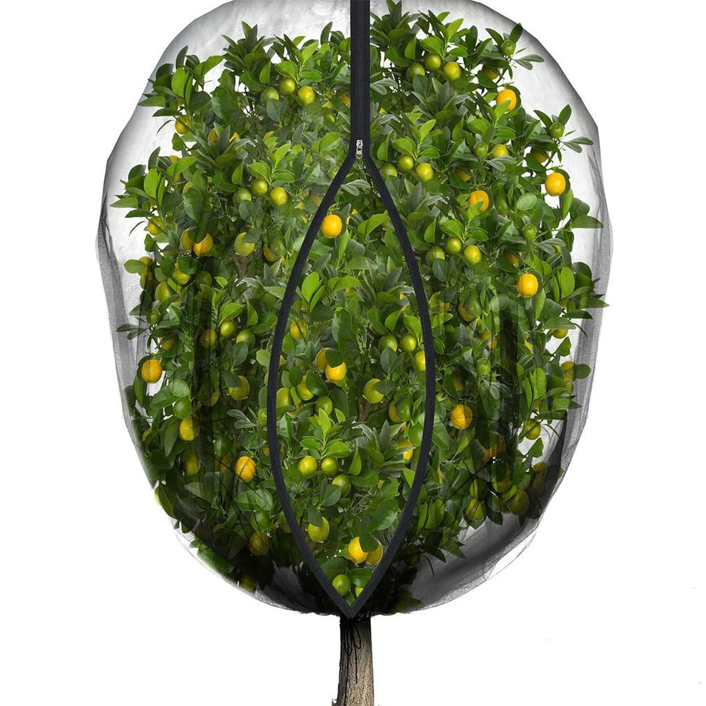 Black Breathable Plant Net Plant Cover Zipper Garden Cover 3 * 4m Fruit Tree Net Adaptable To Gardens Easy Installation Design