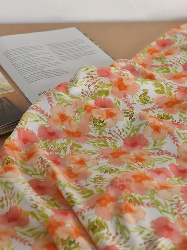 

Летняя ткань из чистого хлопка и шелка сатинового плетения (80 нитей) для пошива платьев, в китайском стиле, для домашнего текстиля, хлопково-шелковый материал