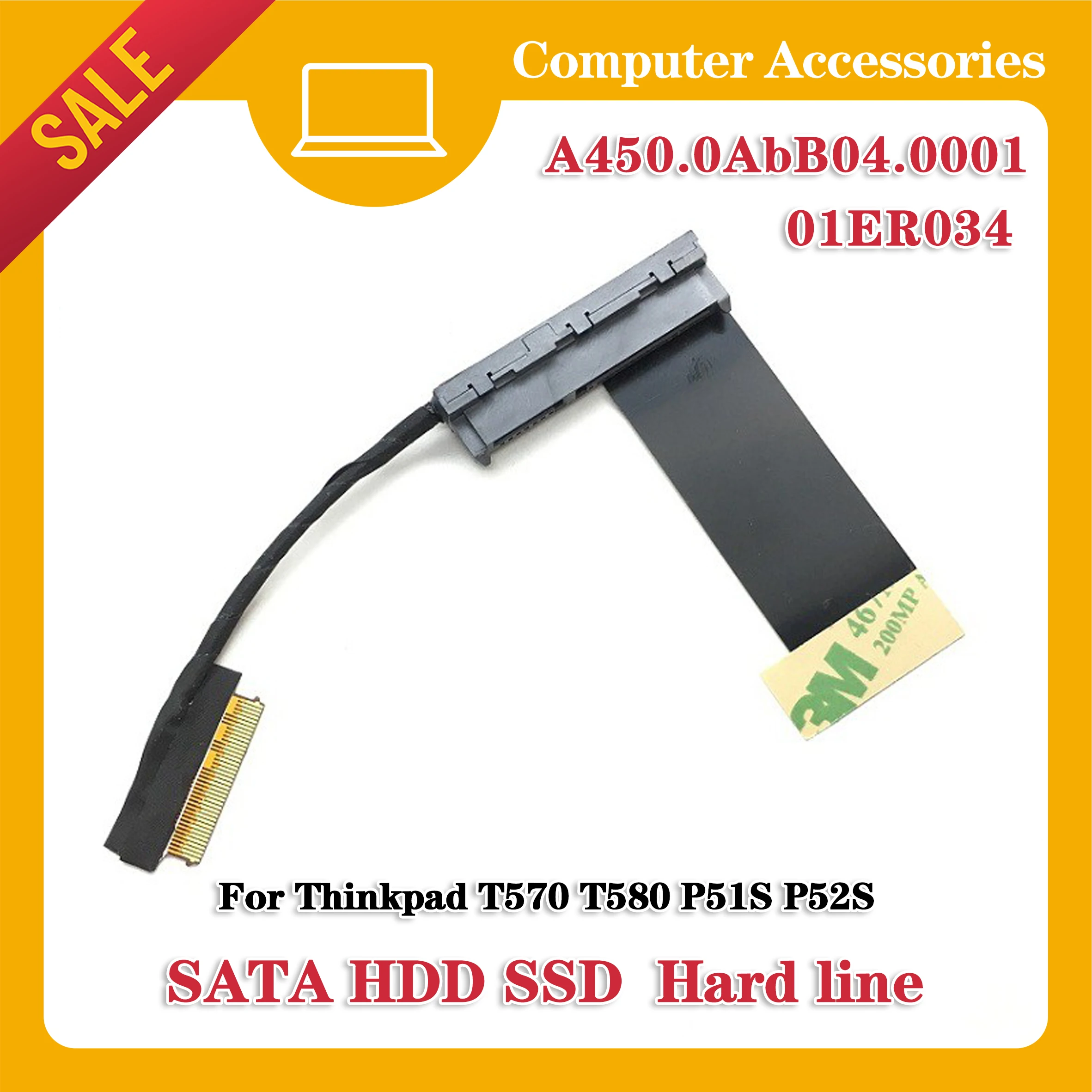 HDD ssd cable for Lenovo thinkpad t570 t580 p51s p52s portable sata hard disk cable 450.0AB04.0001 01ER034