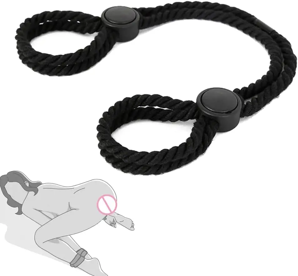 ألعاب الكبار BDSM الجنس عبودية حبل القيود الجنسية الجنس لعب للنساء مع حزام الساق قابل للتعديل تكبيل للزوجين SM الرقيق #2