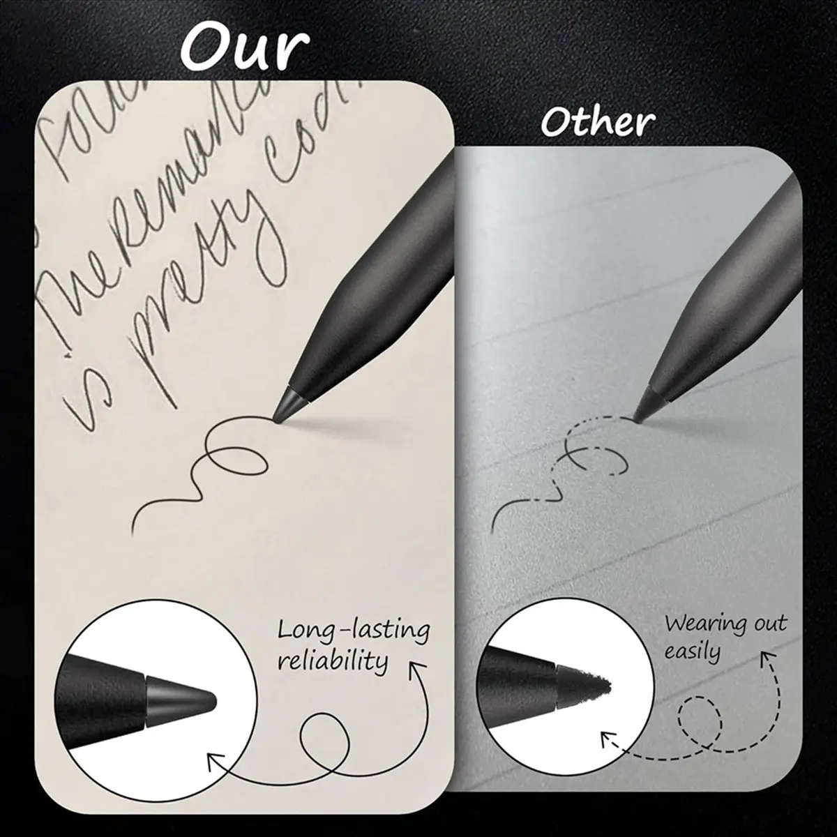 Okay 12 Pcs Replacement Tips Compatible with Remarkable Paper Pro Pen, Nibs Compatible with Remarkable Marker Plus