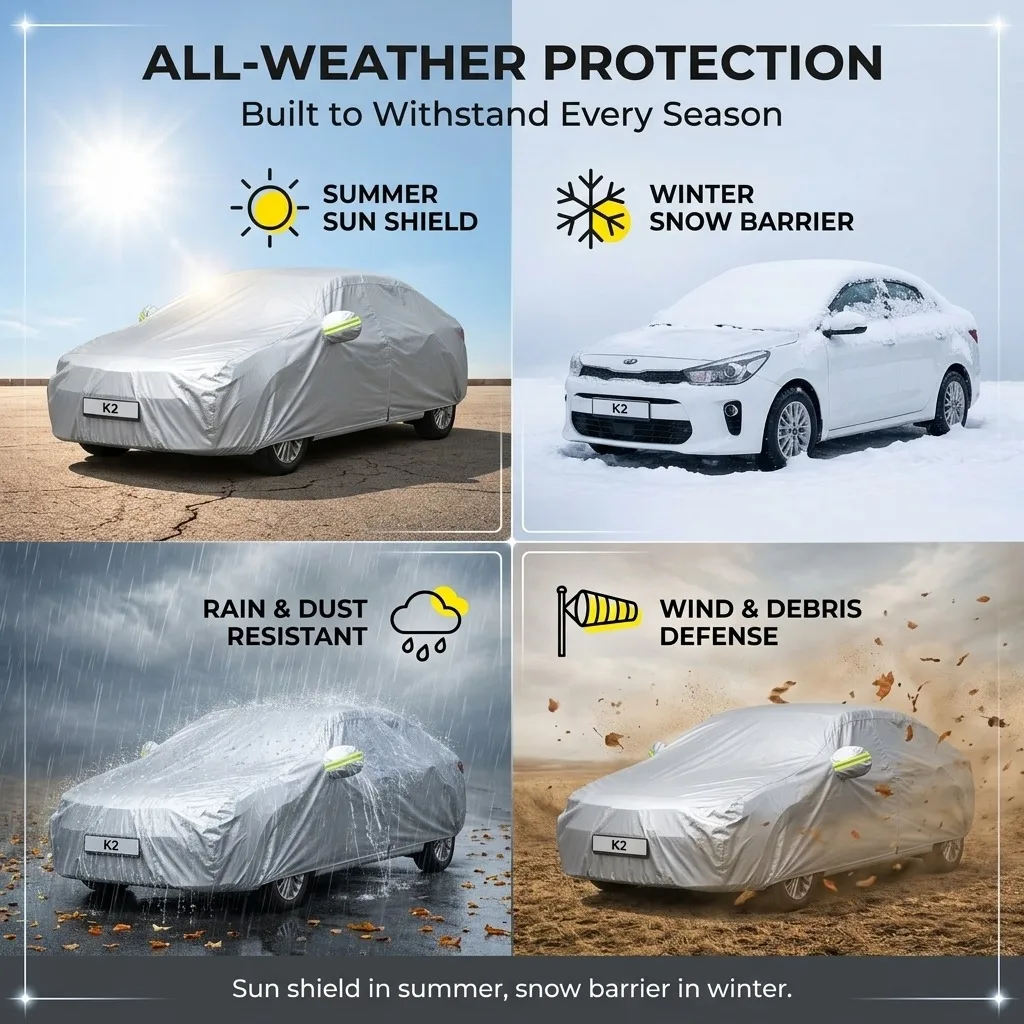 For BYD D1   Alpha Full Protective Car Cover Waterproof Sunproof Rainproof Dustproof Heat Insulation Scratch Resistant